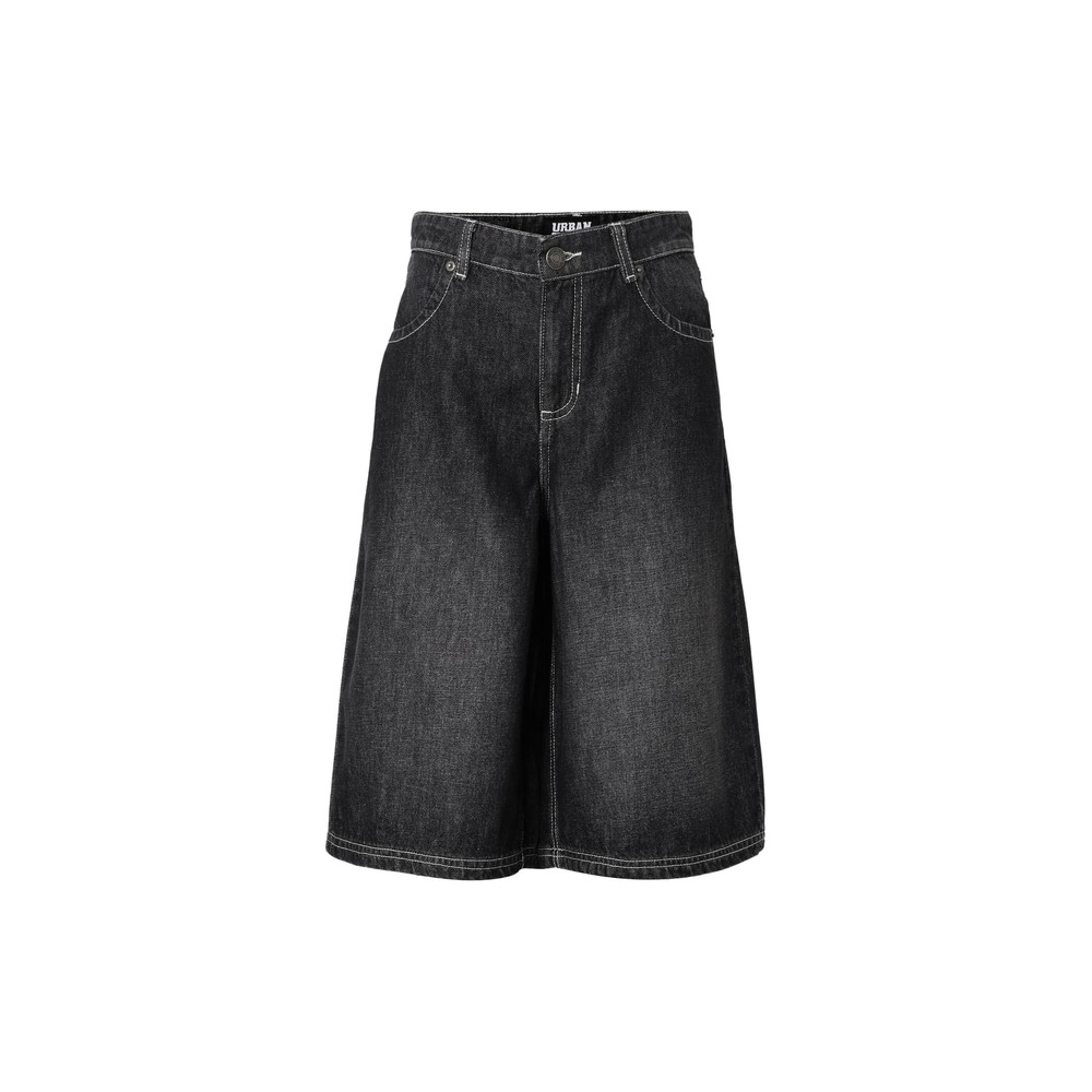 Urban Classics - Denim Bermuda Shorts - Black